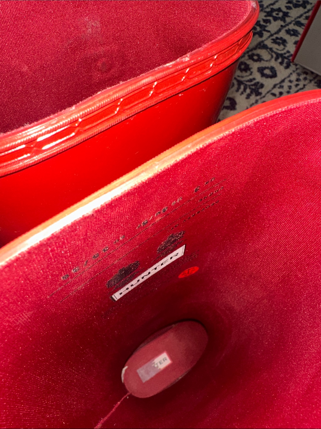 Red Glossy Hunter Boots — image 8 of 8